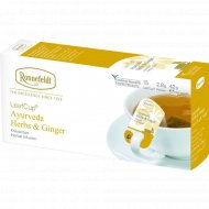 Чай травяной «Ronnefeldt» травы и имбирь, 15 пакетиков
