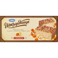 Вафельный торт «Шоколадница» с фундуком, 230 г