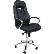 Офисное кресло «AksHome» Cobra, натуральная кожа/черный