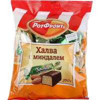 

Халва "РОТ ФРОНТ" (миндаль) РФ 250г