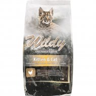 Корм сухой «Wildy» для котят и активных кошек, с курицей, 1 кг