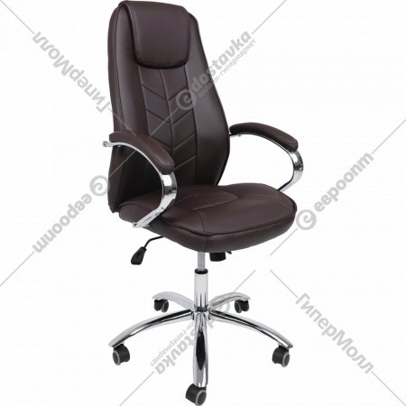 Офисное кресло «AksHome» Kapral Eco, коричневый