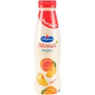 Йогурт «Савушкин» Лёгкий, с наполнителем персик, 1%, 415 г