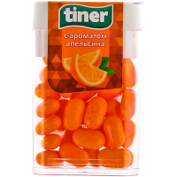 

Драже "TINER" (апельсин) 16 г