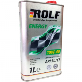 Мо­тор­ное масло «Rolf» Energy SAE 10W-40 API SL/CF, 322424, 1 л
