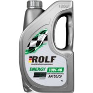 Моторное масло «Rolf» Energy SAE 10W-40 API SL/CF, 322425, 4 л