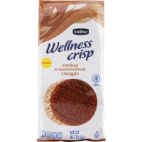 

Хлебцы "WELLNESS CRISP"(рис/шок.глаз)65г