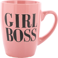 

Кружка "GIRL BOSS"(керам)320мл(роз)