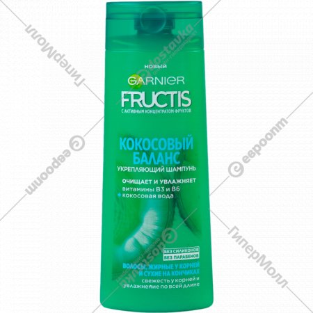 Шампунь для волос «Fructis» кокосовый баланс, 250 мл