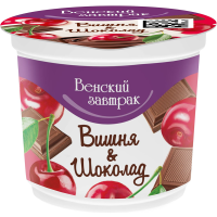 

Десерт "ВЕНСК.ЗАВТРАК"4%(виш/шок,ст)150г