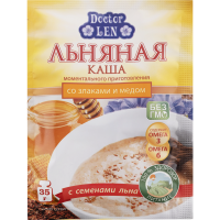 

Льняная каша"DOCTOR LEN"(злаки/мед) 35г