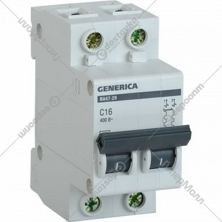 Автоматический выключатель «Generica» MVA25-2-063-C
