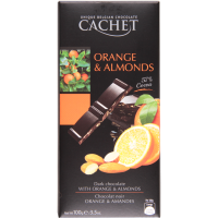 

Шок"CACHET"57% какао(ап.цук,мин),100 г