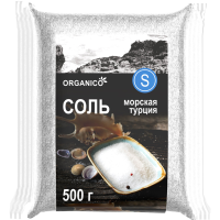 

Соль морская "ORGANICO" (S) 500 г