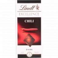 Шоколад «Lindt» темный, с экстрактом перца чили, 100 г
