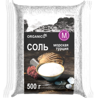 

Соль морская "ORGANICO" (M) 500 г