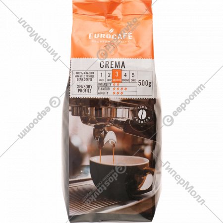 Кофе в зернах «Eurocafe» Standard crema, 500 г