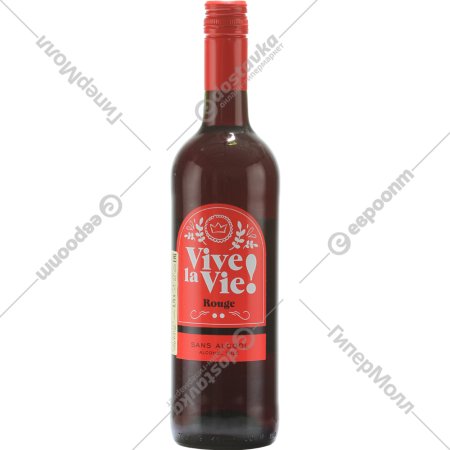 Вино безалкогольное «Vive La Vie Pinot Noir» красное, 0.75 л