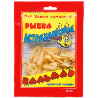 

Кальмар суш."АСТРАХАН.РЫБА"(полоски) 40г