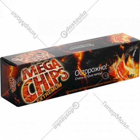Чипсы картофельные «Mega Chips» Extremum, со вкусом тайского перца, 100 г