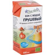 Сок детский «Fleut Alpine» грушевый с водой, 200 мл
