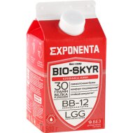 Напиток кисломолочный «Exponenta» Bio-Skyr, обезжиренный, со вкусом клубника-киви, 0.5 кг