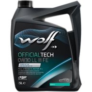 Масло моторное «Wolf» OfficialTech, 65620/5, 0W-30 LL III FE, 5 л