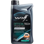 Масло трансмиссионное «Wolf» OfficialTech, 2216/1, 75W-90 MV API - GL-4+, 1 л