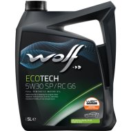 Масло моторное «Wolf» EcoTech 5W-30 SP/RC D1-3, 16175/4, 4 л