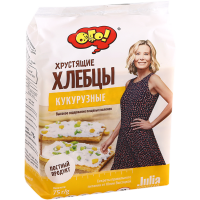 

Хлебцы хрустящие "ОГО" (кукурузные) 75г