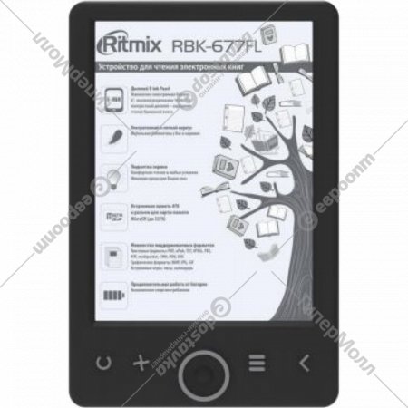 Электронная книга «Ritmix» RBK-677FL, Black