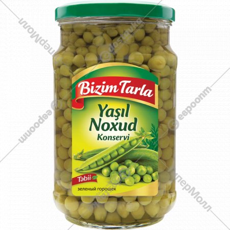 Горошек зеленый «Bizim Tarla» консервированный 680 г