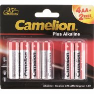 Батарейка «Camelion» Plus Alkaline, АА-BP, 6 шт, арт.14113