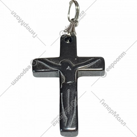 Нательный крестик «Гематит №2» 41028