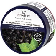 Крем для тела «Innature» на масле клюквы с экстрактом ежевики, 250 мл
