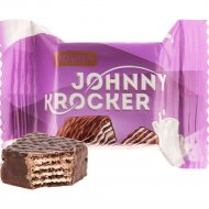 Вафли «Johnny Krocker» со вкусом молока, 1 кг, фасовка 0.45 - 0.5 кг