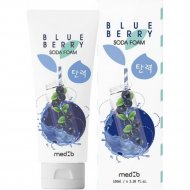 Мягкая пенка для умывания «Med:B» Blueberry Soda Foam, с экстрактом черники, 100 мл