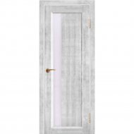 Дверь «Массив сосны» Вега 6 ЧО Белый/Матовое, 200х80 см