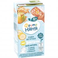 Каша молочная «Фруто Няня» молочный йогурт 5 злаков, груша-банан, 200 мл