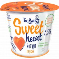 Йогурт «Беллакт» Sweet heart, персик, 2.5%, 150 г