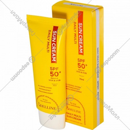 Солнцезащитный крем «Adelline» Daily Multi Sun Cream, SPF50+/PA+++, 70 мл