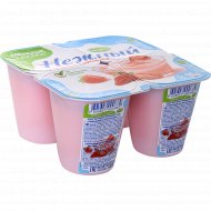 Йогуртный продукт «Нежный» c соком клубники, 1.2%, 100 г
