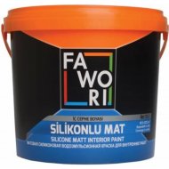 Краска «Fawori» Silicone Matt Interior, белый матовый, 2.5 л