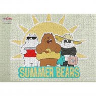 Пазл «Miniso» We Bare Bears, Пляжный тур, 2010033710102, 1000 шт
