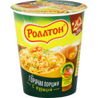

Лапша с курицей "РОЛЛТОН" 70 г