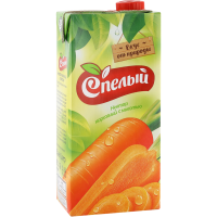 

Нектар"СПЕЛЫЙ"(морковный с мякотью) 1л