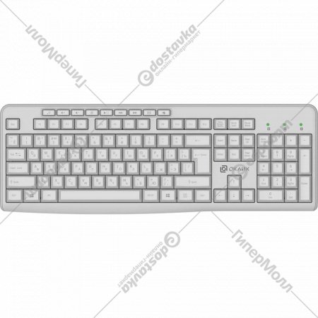 Клавиатура «Oklick» K225W, белый