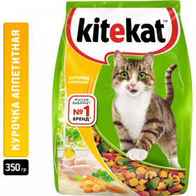 Корм для кошек «Kitekat» ку­роч­ка аппе­тит­ная, 350 г