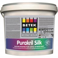 Краска «Betek» Purakril Silk RG1, белый, 15 л