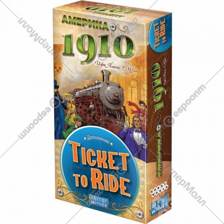 Настольная игра «Hobby World» Ticket to Ride. Америка 1910, 915538
